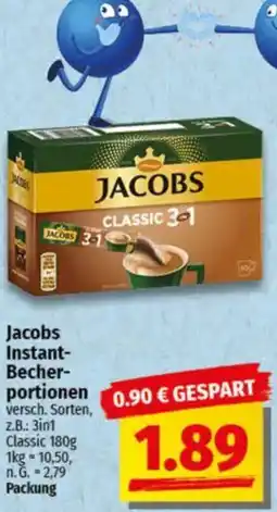 NP Discount Jacobs Instant- Becherportionen Angebot