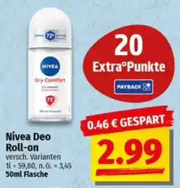 NP Discount Nivea Deo Roll-on Angebot