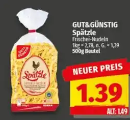 NP Discount GUT&GÜNSTIG Spätzle Angebot
