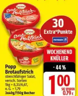 NP Discount Popp Brotaufstrich Angebot