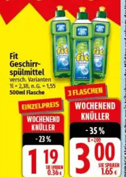 NP Discount Fit Geschirrspülmittel Angebot