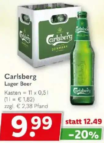 Getränkeland Carlsberg Lager Beer Angebot