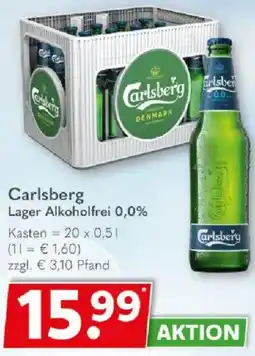 Getränkeland Carlsberg Lager Alkoholfrei 0,0% Angebot