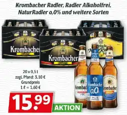 Getränkeland Krombacher Radler, Radler Alkoholfrei Angebot