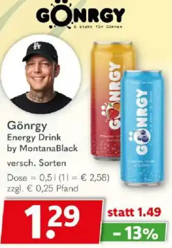 Getränkeland Gönrgy Energy Drink by MontanaBlack Angebot