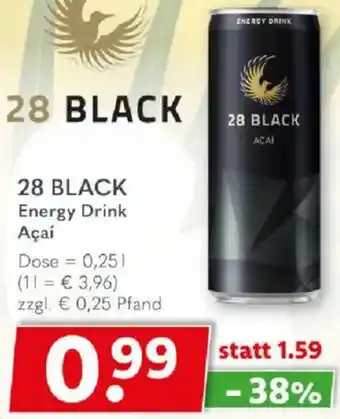 Getränkeland 28 BLACK Energy Drink Açaí Angebot