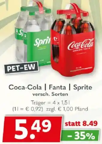 Getränkeland Coca-Cola | Fanta | Sprite Angebot