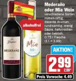 Hit Mederaño oder Mia Wein Angebot