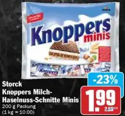 Hit Storck Knoppers Milch Haselnuss-Schnitte Minis Angebot