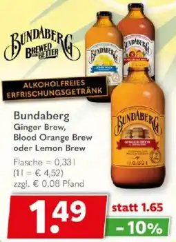 Getränkeland Bundaberg Ginger Brew Angebot