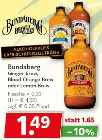Getränkeland Bundaberg Ginger Brew Angebot