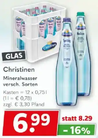 Getränkeland Christinen Mineralwasser Angebot