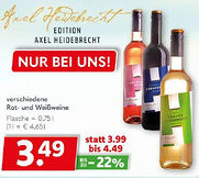 Getränkeland Rot- und Weißweine Angebot