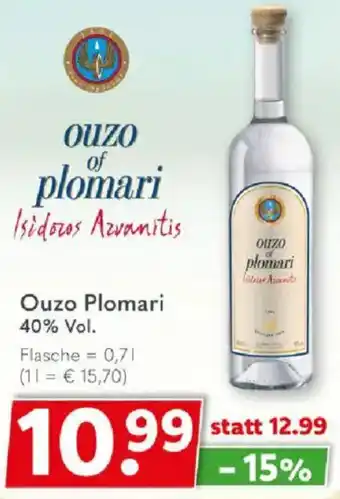 Getränkeland Ouzo Plomari Angebot