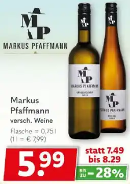 Getränkeland Markus Pfaffmann Weine Angebot
