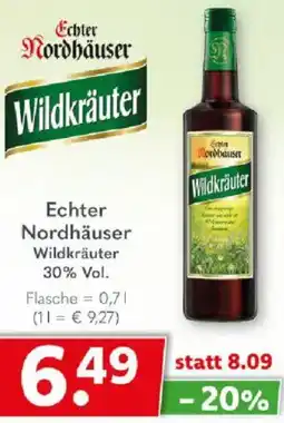 Getränkeland Echter Nordhäuser Wildkräuter Angebot
