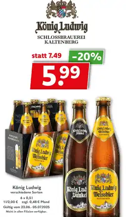 Getränkeland König Ludwig Angebot
