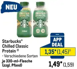 METRO Starbucks Chilled Classic Protein Angebot