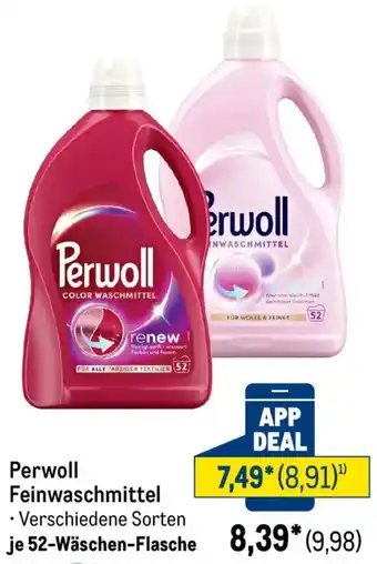 METRO Perwoll Feinwaschmittel Angebot
