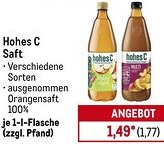METRO Hohes C Saft Angebot