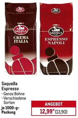 METRO Saquella Espresso Angebot