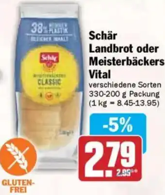 Hit Schär Landbrot oder Meisterbäckers Vital Angebot