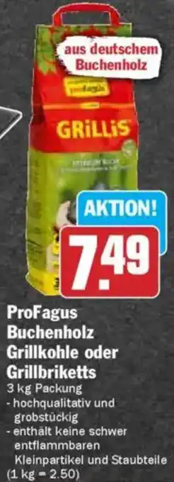 HIT ProFagus Buchenholz Grillkohle oder Grillbriketts Angebot