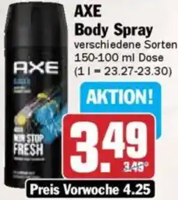 Hit AXE Body Spray Angebot