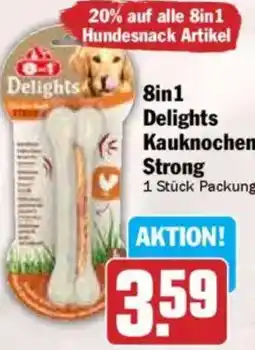 Hit 8in1 Delights Kauknochen Strong Angebot