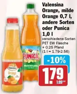 Hit Valensina Orange, milde Orange oder Punica Angebot
