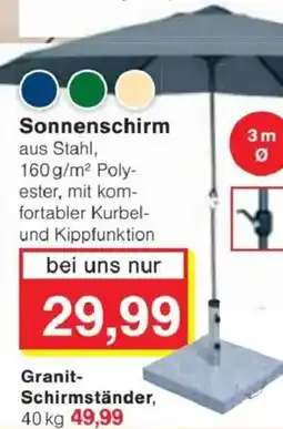 Jawoll Sonnenschirm Angebot