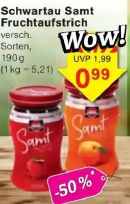 Jawoll Schwartau Samt Fruchtaufstrich Angebot