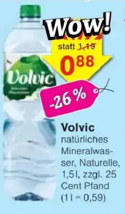 Jawoll Volvic natürliches Mineralwasser Angebot