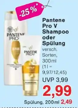 Jawoll Pantene Pro V Shampoo oder Spülung Angebot