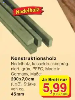Jawoll Konstruktionsholz Angebot