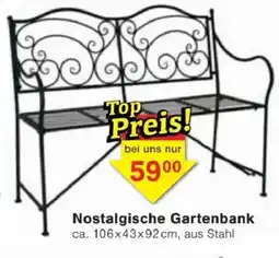 Jawoll Nostalgische Gartenbank Angebot