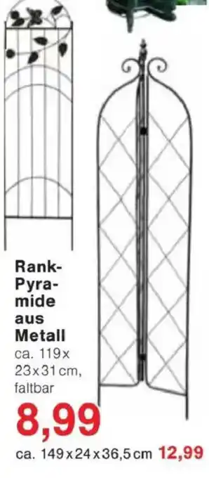 Jawoll Rank- Pyra- mide aus Metall Angebot