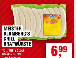 Handelshof MEISTER BLUMBERG'S GRILL- BRATWÜRSTE Angebot