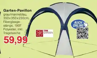 Jawoll TIM GARDEN Garten-Pavillon Angebot