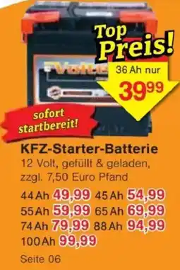 Jawoll KFZ-Starter-Batterie Angebot