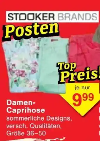 Jawoll STOOKER BRANDS Damen- Caprihose Angebot