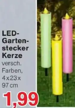 Jawoll LED- Garten- stecker Kerze Angebot