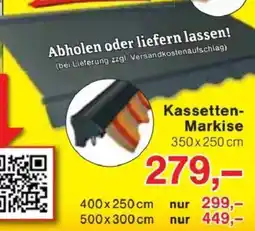 Jawoll Kassetten- Markise Angebot