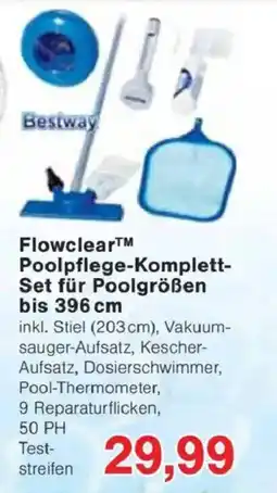 Jawoll Flowclear Poolpflege-Komplett- Set für Poolgrößen Angebot