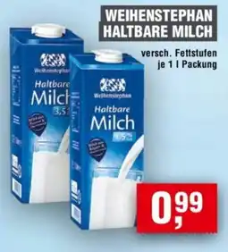 Handelshof WEIHENSTEPHAN HALTBARE MILCH Angebot