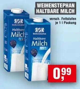 Handelshof WEIHENSTEPHAN HALTBARE MILCH Angebot