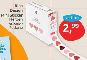 Budni Rico Design Mini Sticker Herzen Angebot
