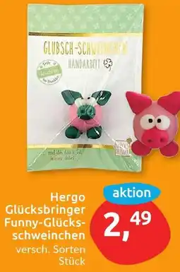 Budni Hergo Glücksbringer Funny-Glücksschweinchen Angebot