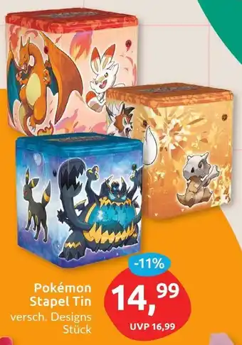 Budni Pokémon Stapel Tin Angebot