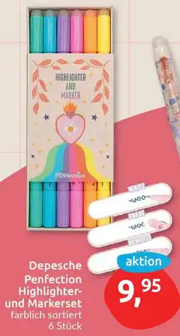 Budni Depesche Penfection Highlighter- und Markerset Angebot